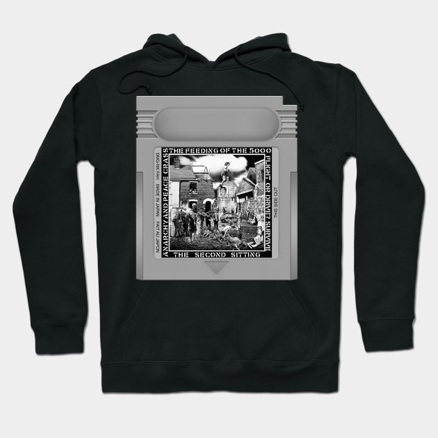 The Feeding of the 5000 The Second Sitting Game Cartridge Hoodie by PopCarts
